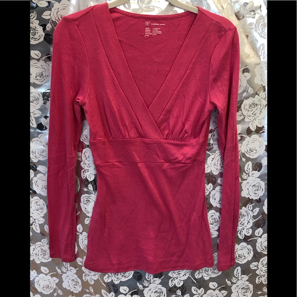 INC cross over v neck*
